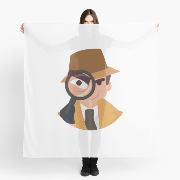 Funny Spy - Private Investigator Covert Mission - Secret Identity Humor Scarf