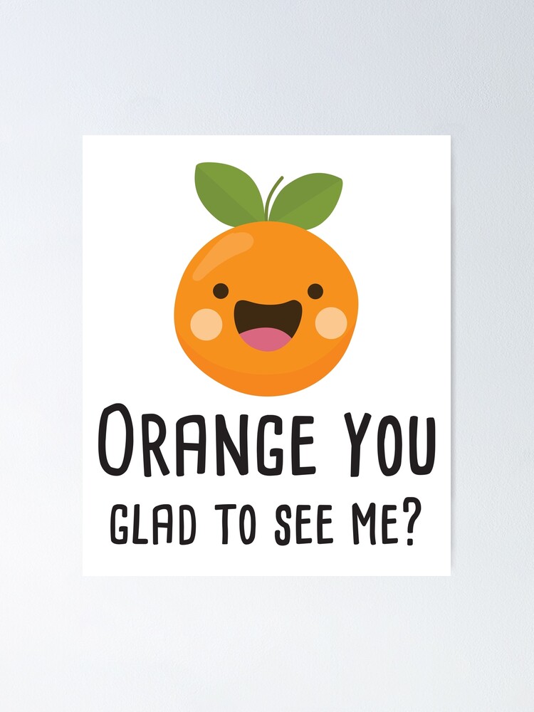 Orange You Glad To See Me Funny Pun Fruit Shirt Orange You Glad To See Me Funny Pun Fruit Shirt
