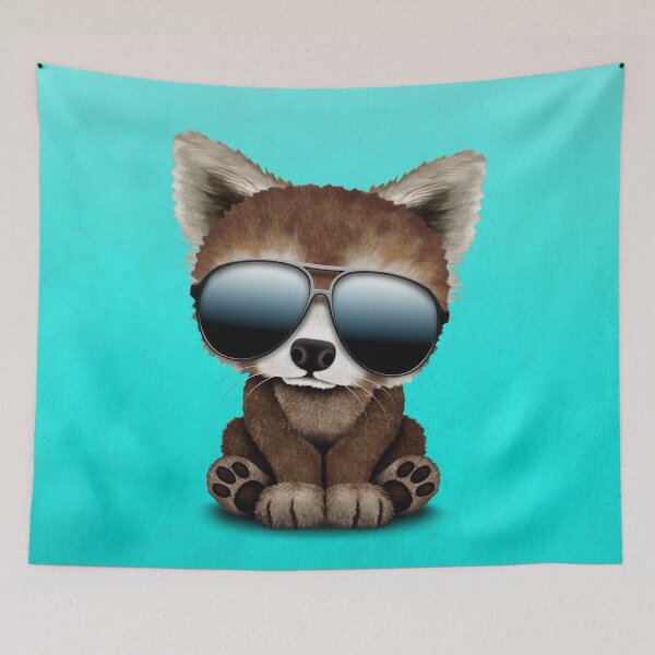 Item preview, Cool Baby Red Panda Wearing Sunglasses designed and sold by JeffBartels.