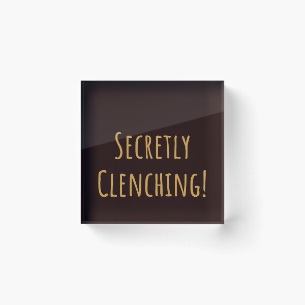 Item preview, secretly clenching tan designed and sold by PrairieRidgeDesigns.
