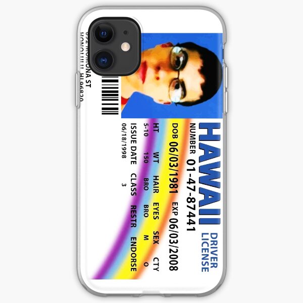 McLovin SUPERBAD Drivers License Replica iPhone Soft Case