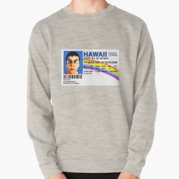 Réplique de licence de pilotes McLovin SUPERBAD Sweatshirt épais