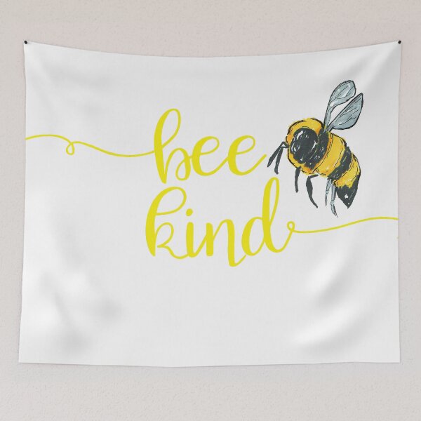 Item preview, Bee Kind Water Color Bee Script designed and sold by Megan Jamison.