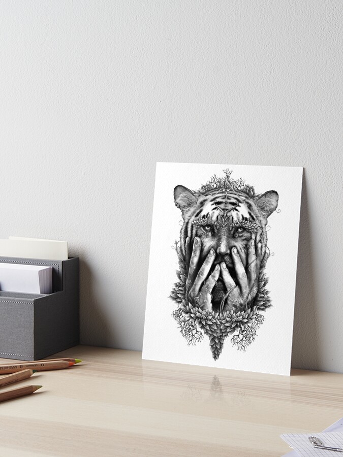 Half-man, Half-Leopard Mutant Jungle King Art Board Print for Sale by  Robert Diebold