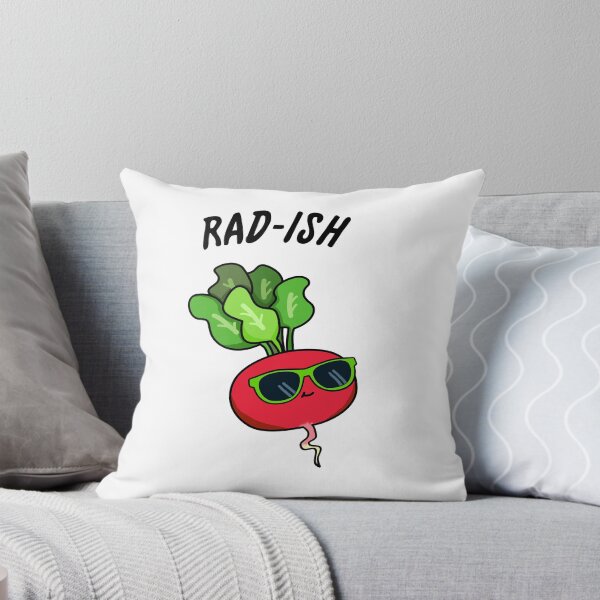 Item preview, Rad-ish Funny Veggie Radish Puns  designed and sold by punnybone.