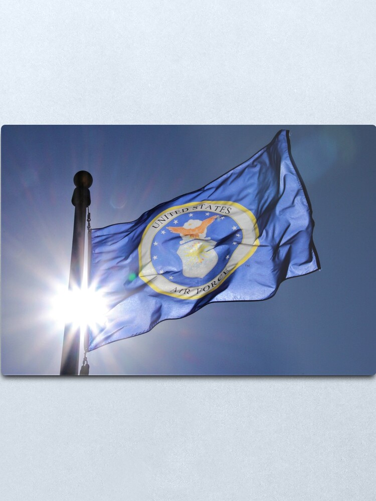 Alternate view of United States Air Force Flag Metal Print