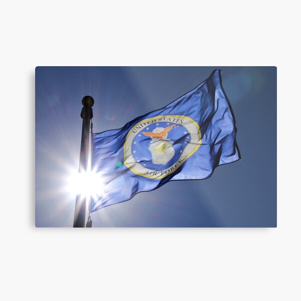United States Air Force Flag Metal Print