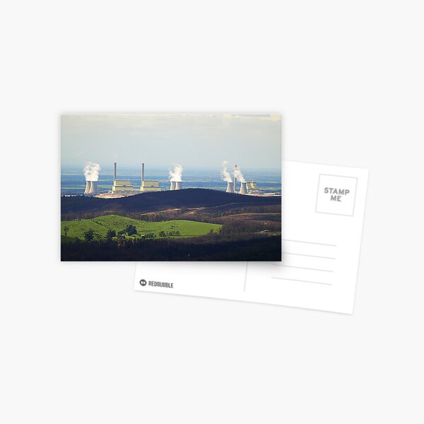 Item preview, Loy Yang Power Station, 8 months after the bushfires designed and sold by Bev Pascoe.
