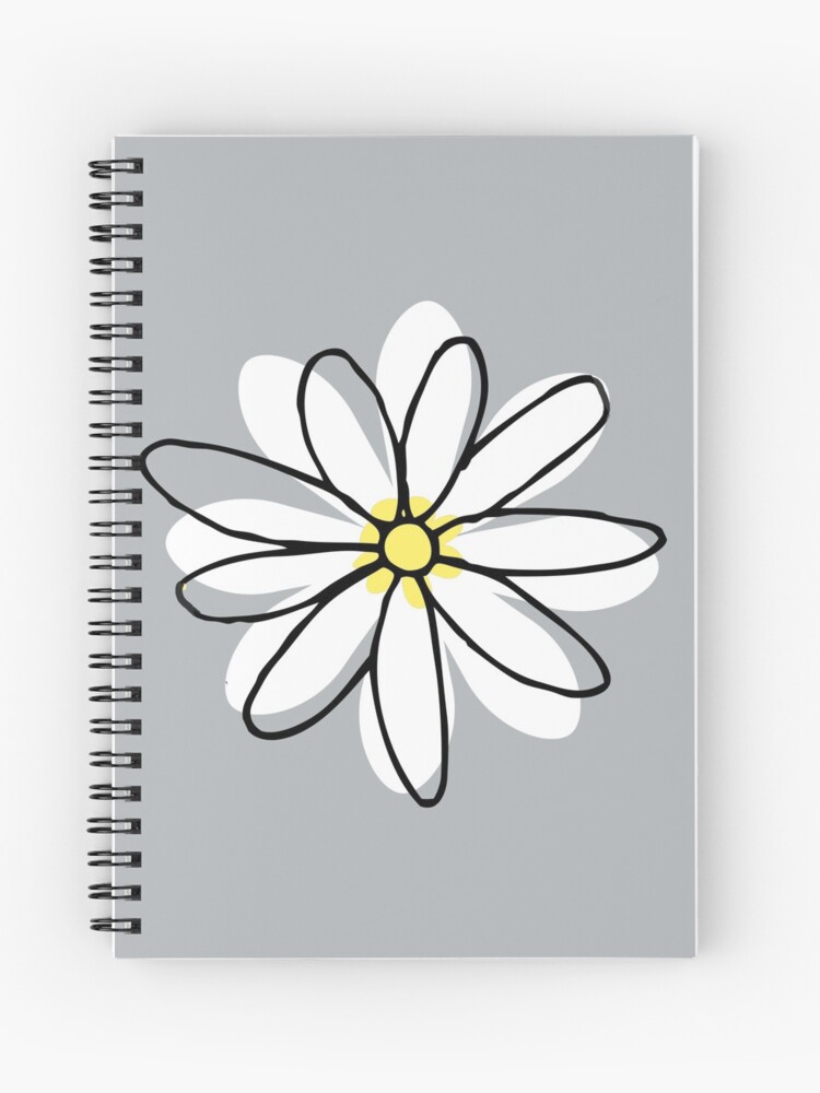 Doodle Cute White Yellow Daisy Flower Art Print for Sale by ColorFlowArt