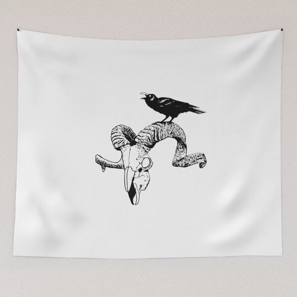 Item preview, Goat Skull designed and sold by euglenii.