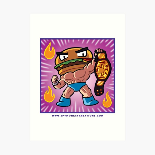 BTW - Jimmy Cheeseburger Art Print