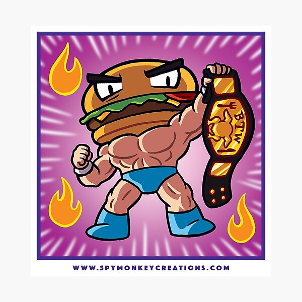 BTW - Jimmy Cheeseburger Photographic Print