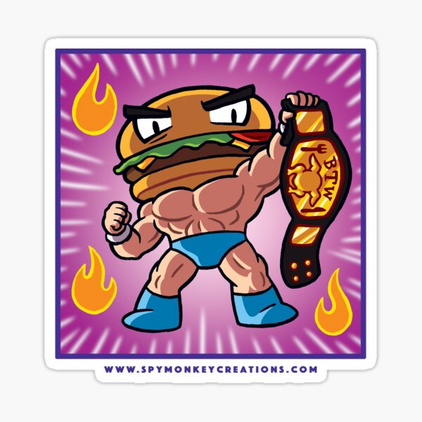 BTW - Jimmy Cheeseburger Sticker