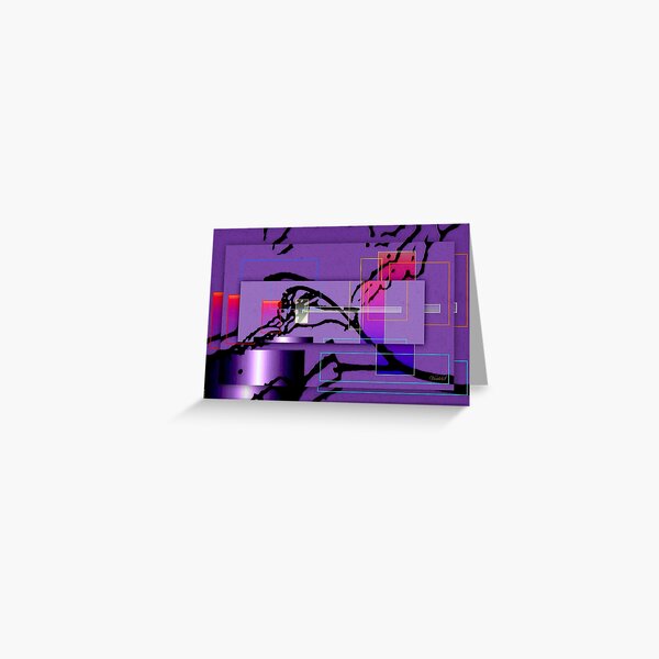 Parallel and intersecting realities Greeting Card