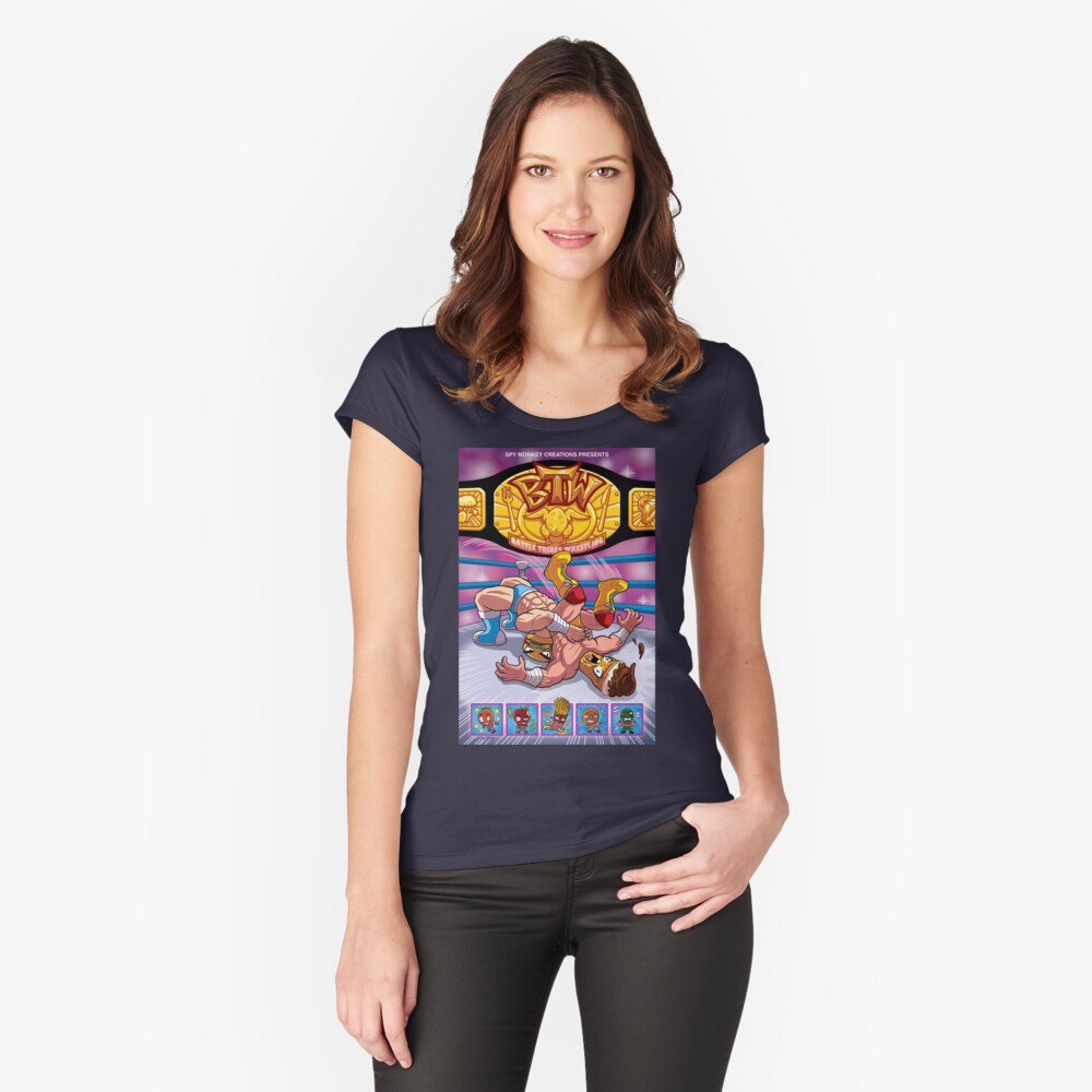 Item preview, Fitted Scoop T-Shirt designed and sold by spymonkey.
