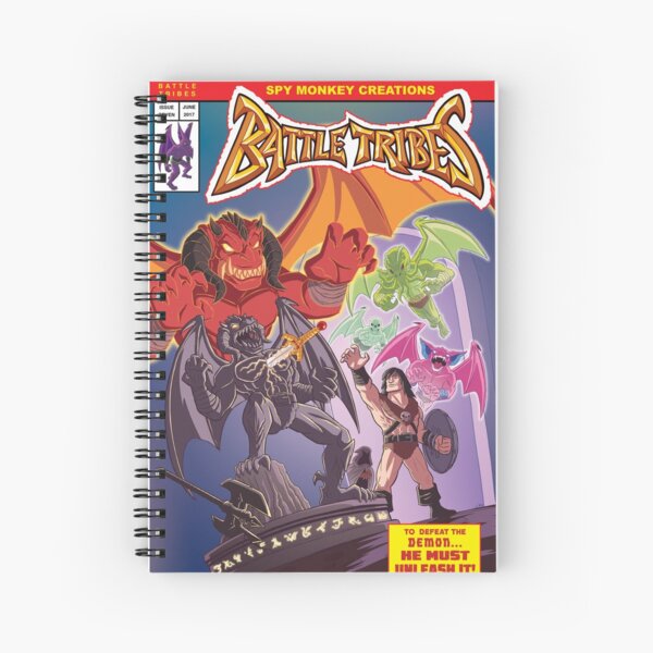 Battle Tribes - Return of the Demon Spiral Notebook