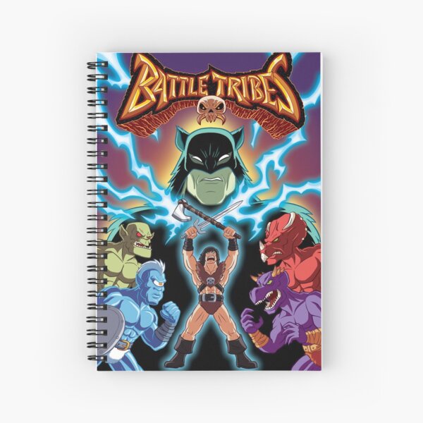 Battle Tribes Illustration Spiral Notebook