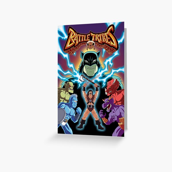 Battle Tribes Illustration Greeting Card
