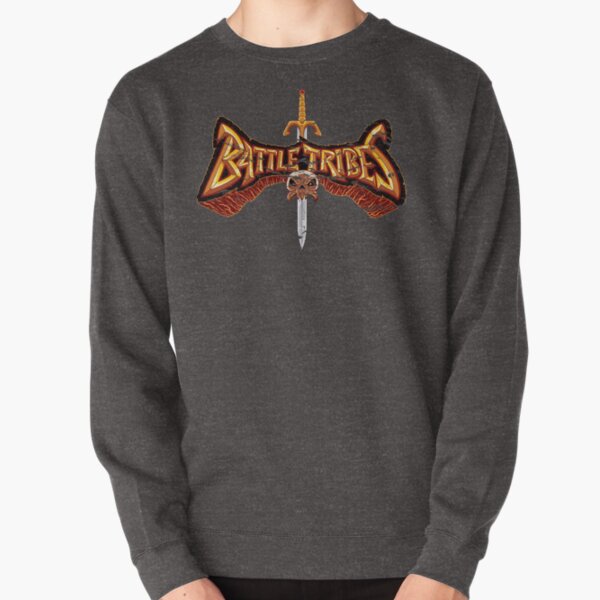 Battle Tribes Sword Logo (Distressed) Pullover Sweatshirt