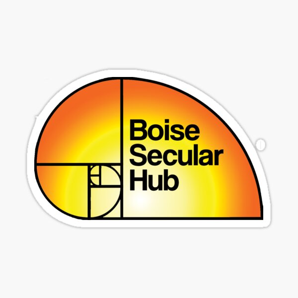 Boise Secular Hub plain with Sunrise Sticker