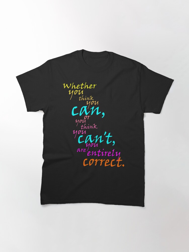 Alternate view of You CAN do it! Classic T-Shirt