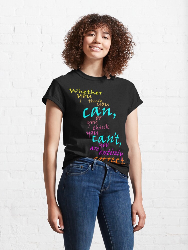 Alternate view of You CAN do it! Classic T-Shirt