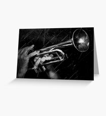 Trumpet Greeting Card