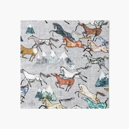 Mt Kosciuszko Brumbies Art Board Print