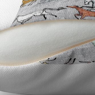 Alternate view of Mt Kosciuszko Brumbies Throw Pillow