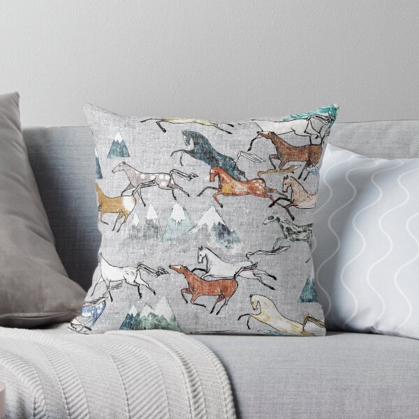 Mt Kosciuszko Brumbies Throw Pillow