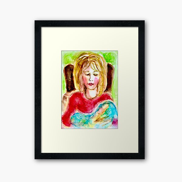 Mother and Baby 1.B Framed Art Print
