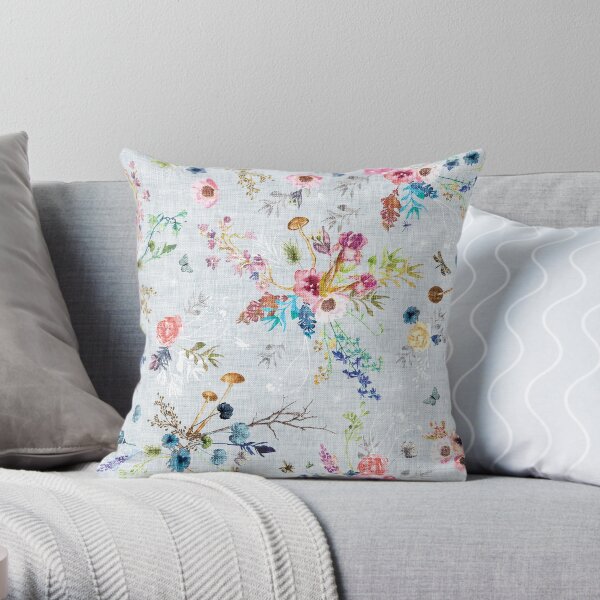 Wild Meadow Throw Pillow