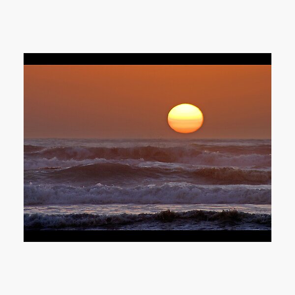 Sinking Into The Raging Sea Photographic Print