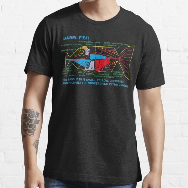 NDVH Babel Fish H2G2 Essential T-Shirt
