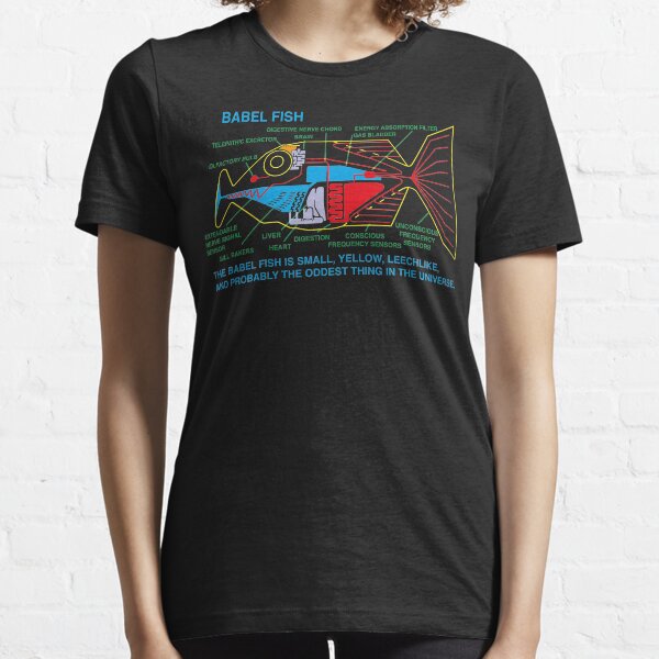 NDVH Babel Fish H2G2 Essential T-Shirt