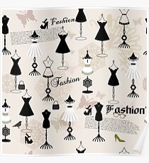Mannequins fashion Poster