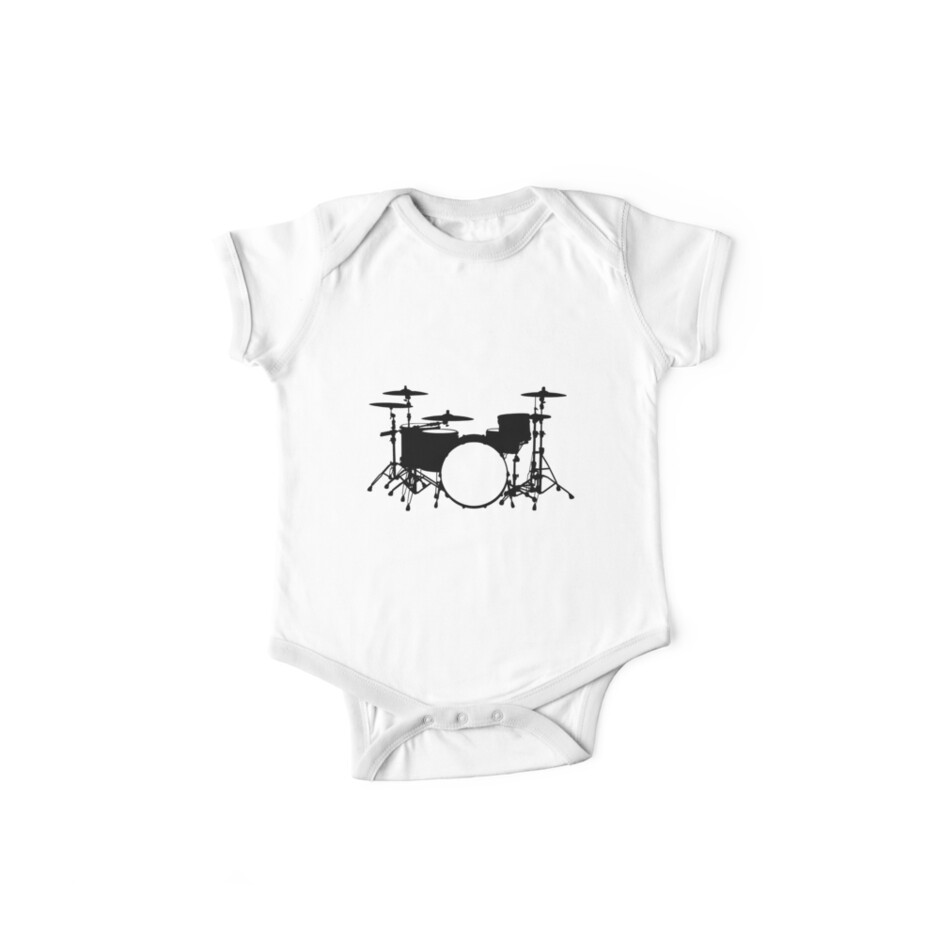 INFANTS DRUM SET SHORT SLEEVE T SHIRT
