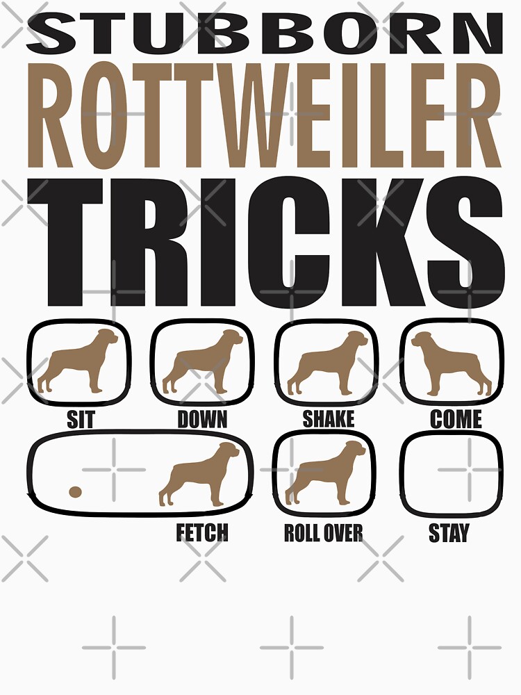 Discover Stubborn Rottweiler Tricks T shirt Perfect Gift For Rottweiler Dog Lovers Classic T-Shirt