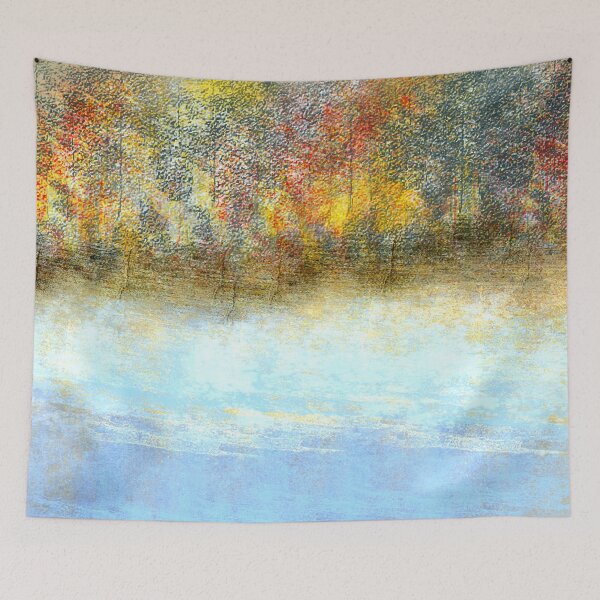 Item preview, Autumn by the Lake, Fall Landscape designed and sold by Jessielee72.