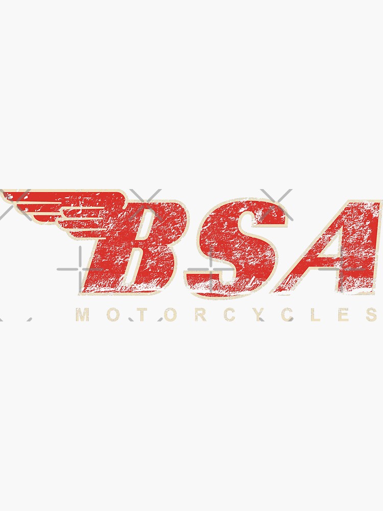 Bsa Motorcycle Distressed T Shirt Bsa Motorcycle Distressed T Shirt