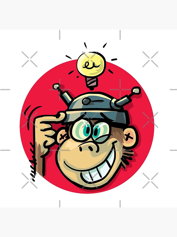 monkey has an idea by duxpavlic