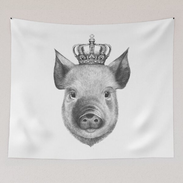 Item preview, The King Pig designed and sold by Valeriya Korenkova Kodamorkovkart.
