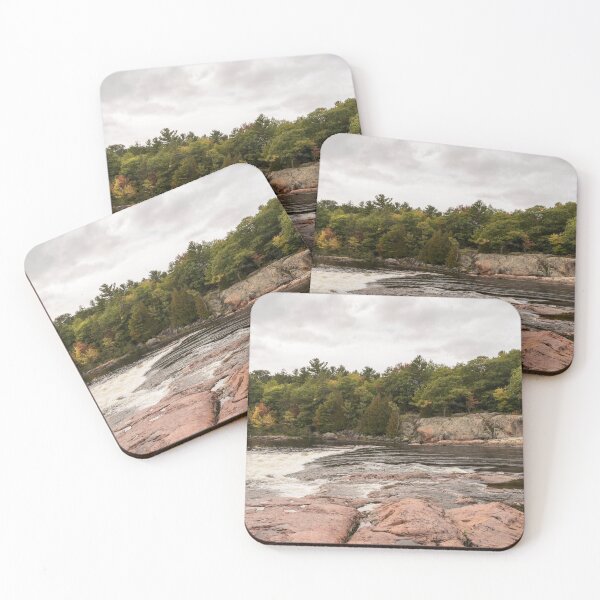 Item preview, Mississagi River - Pink Granite Riverbed and Whitewater Rapids designed and sold by Georgia Mizuleva.