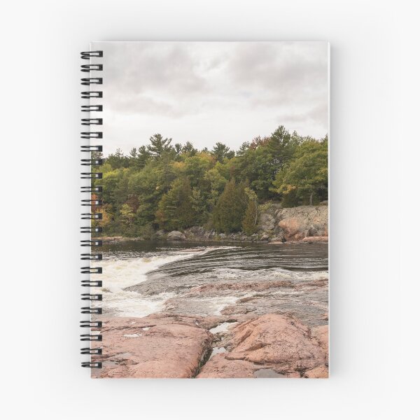 Item preview, Mississagi River - Pink Granite Riverbed and Whitewater Rapids designed and sold by Georgia Mizuleva.