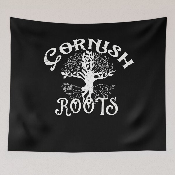 Item preview, Cornish Roots Cornwall Flag Family Tree Ancestry Heritage designed and sold by LarkDesigns.