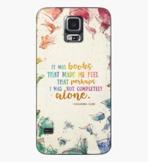Funda/vinilo para Samsung Galaxy Fue libros