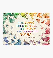 It was books Photographic Print