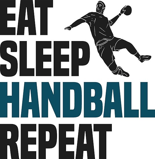 "Eat Sleep Handball TShirt Cooles lustiges nerdy Comic Graphic