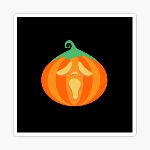 #23 Scream Pumpkin Pegatina