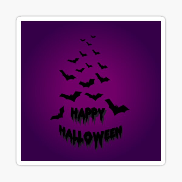 #24 Happy Halloween Pegatina